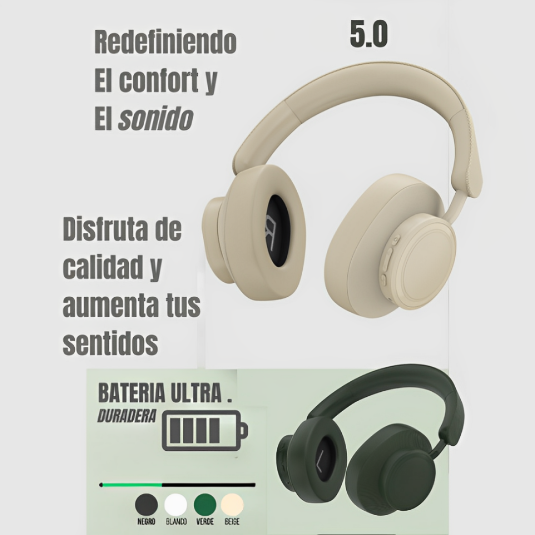 Audífonos Bluetooth en Diadema